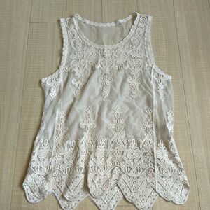 Lace tank